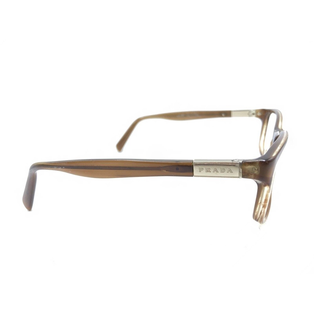 Prada Translucent Brown Rectangle Eyeglasses Fram… - image 4